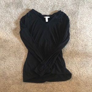 Banana Republic Black long sleeve top